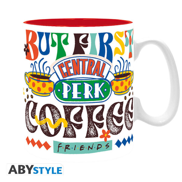 friends mug 460 ml central perk vibes subli box x2