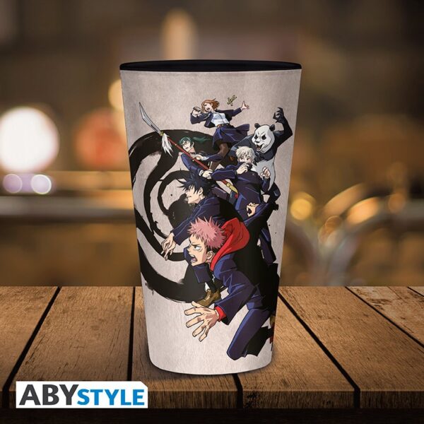 jujutsu kaisen large glass 400ml tokyo vs kyoto x2 (4)