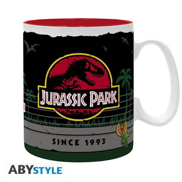 jurassic park mug 460 ml dinosaur kingdom subli box x2