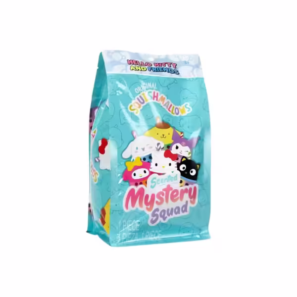 squishmallows sanrio scented mystery squad mystery bags hello kitty loutrina w1 6 schedia 20ek
