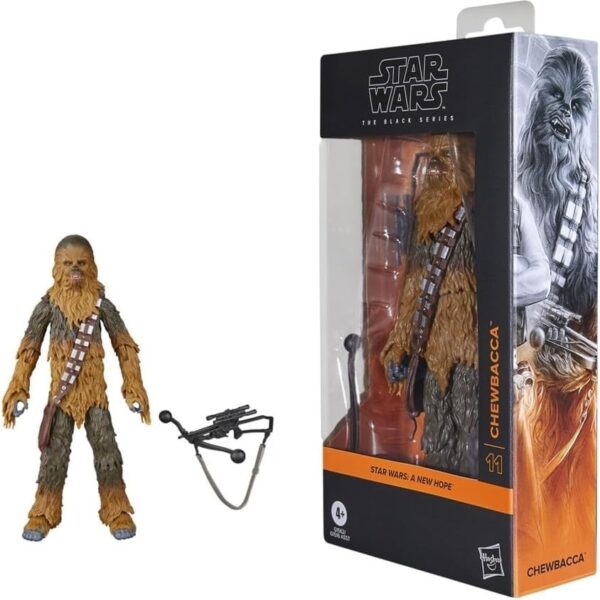star wars the black series chewbacca nueva esperanza figura premium coleccionable de 15 cm