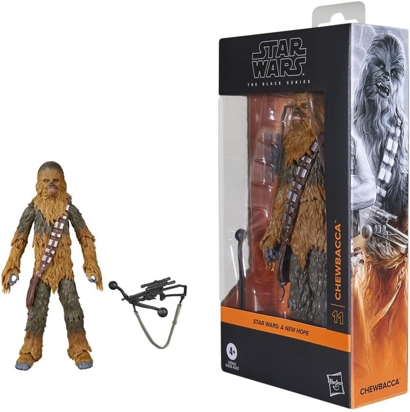 star wars the black series chewbacca nueva esperanza figura premium coleccionable de 15 cm