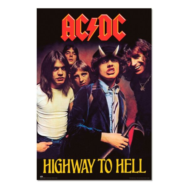 ac dc highway to hell poster