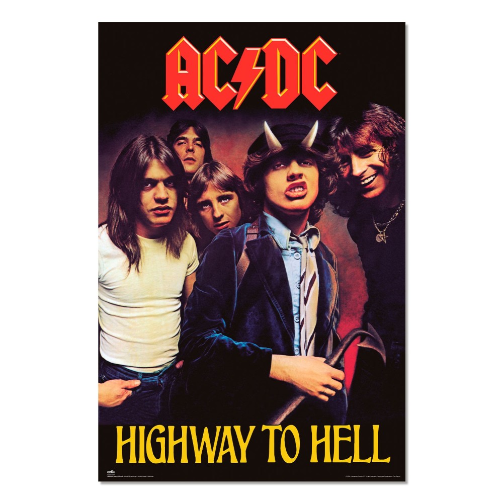 ac dc highway to hell poster