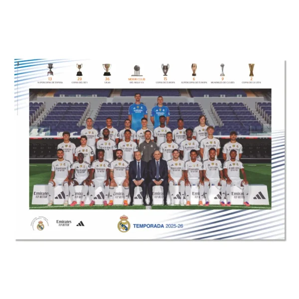 real madrid 2025 2026 squad poster