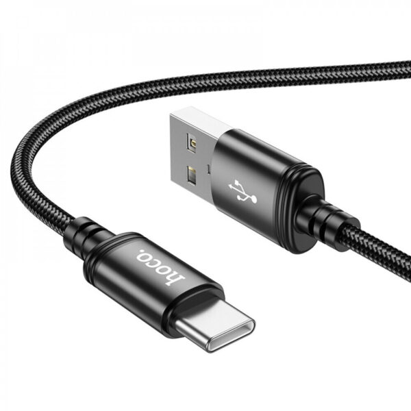 20230504162737 hoco x89 braided usb 2 0 cable usb c male usb a male mayro 1m