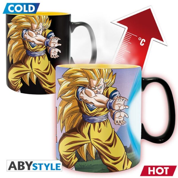 dragon ball z mug heat change kamehameha