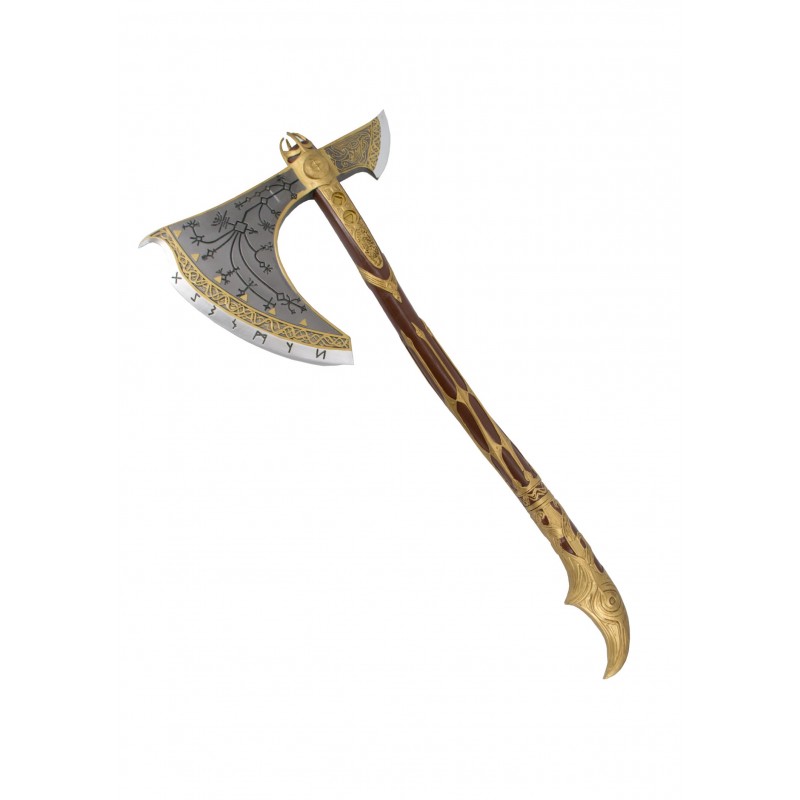hacha de kratos god of war ragnarok escala real